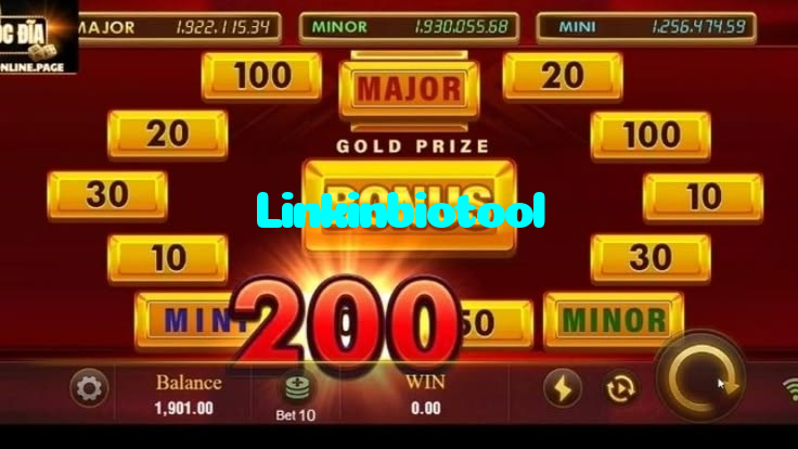 Linkinbiotool casino presented on mobile device in Pakistan with slots and live games